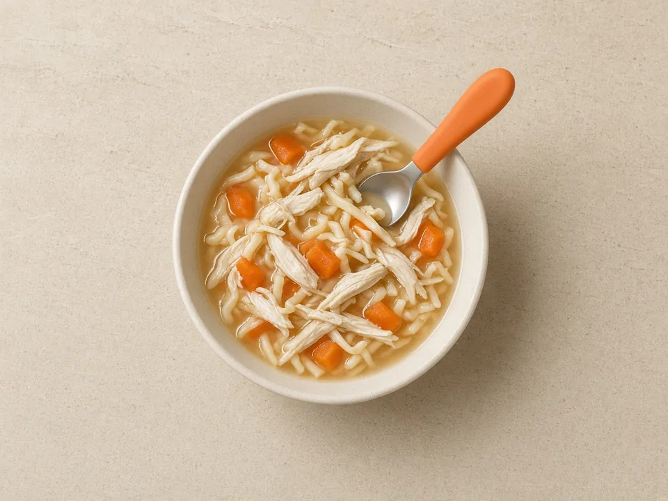 Egg noodles for 12 months+: noodles in family meals