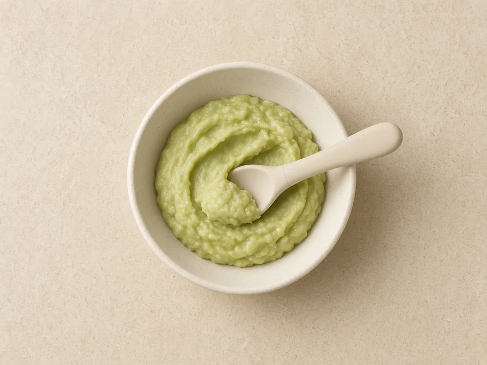 Fava beans for 6 months+: smooth mash