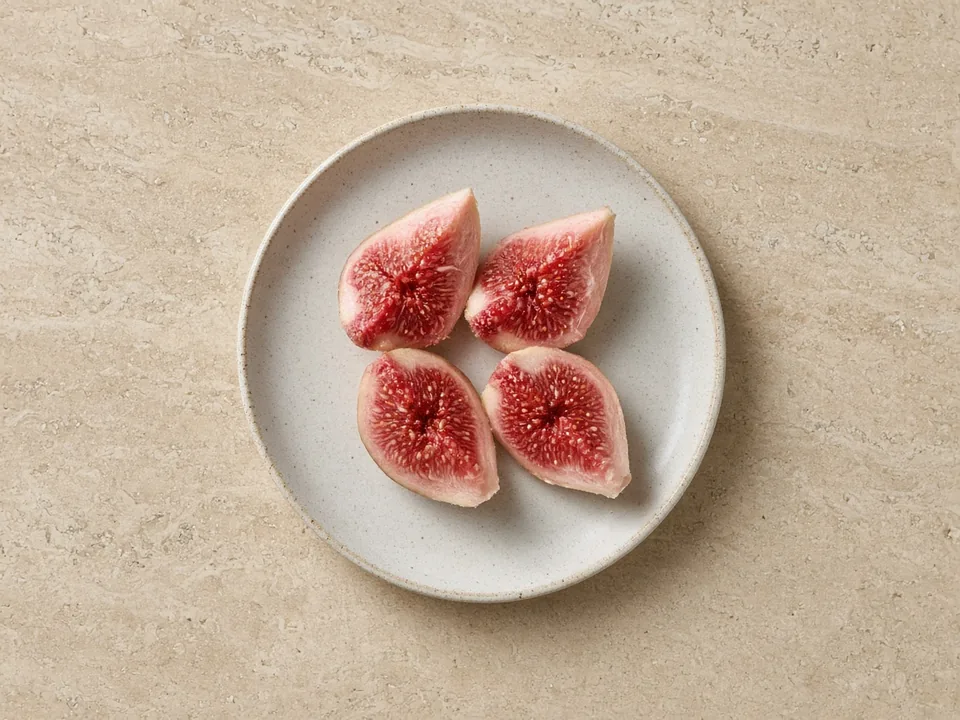 Fig for 6 months+: ripe peeled quarters or mash