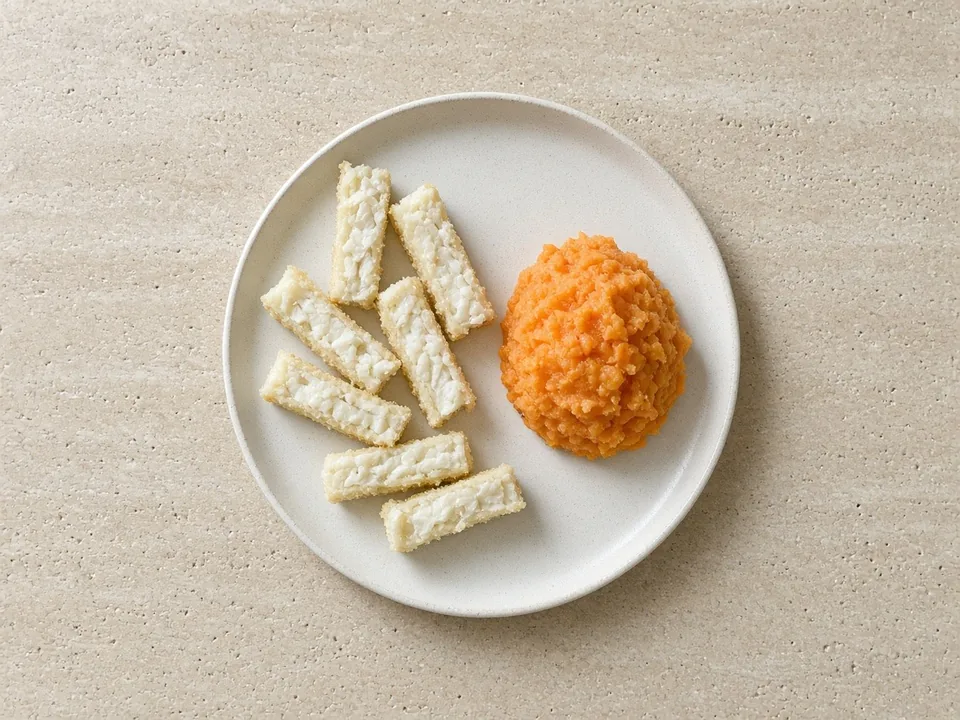 Fish cakes for 18 months+: family fish cakes, cut up
