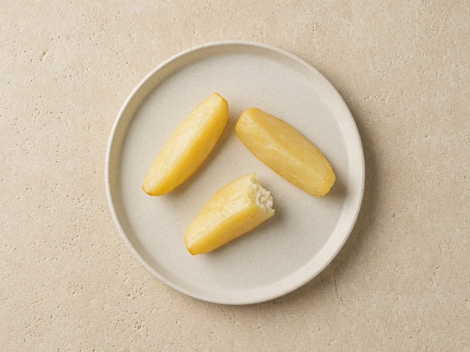 French fries for 6 months+: soft oven-baked wedges
