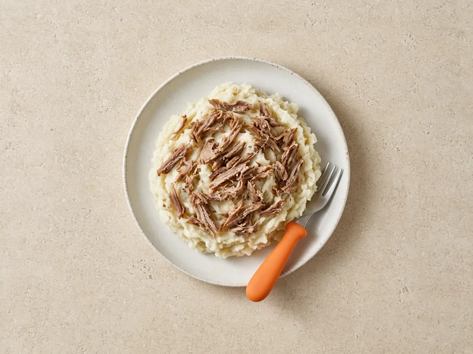 Goose for 12 months+: shredded or in family meals