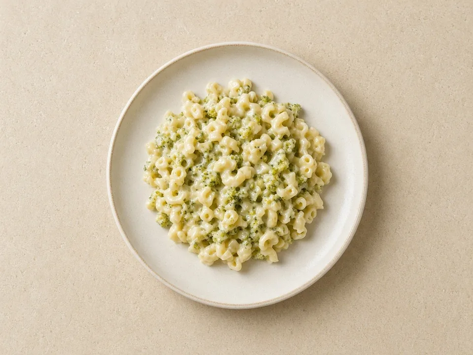 Gorgonzola for 9 months+: small pieces in a cooked sauce