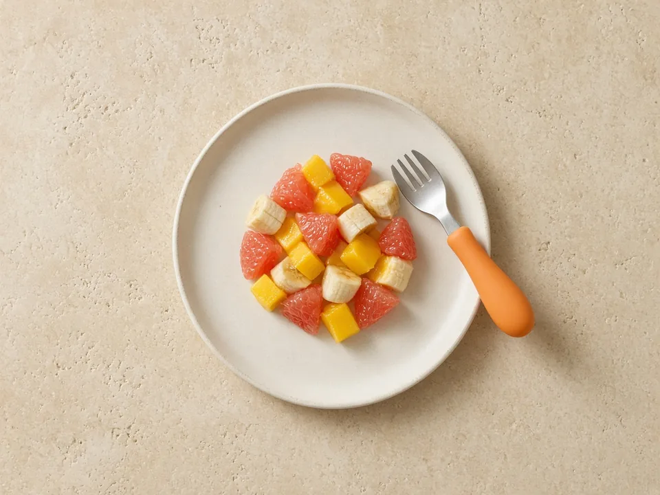 Grapefruit for 12 months+: small pieces