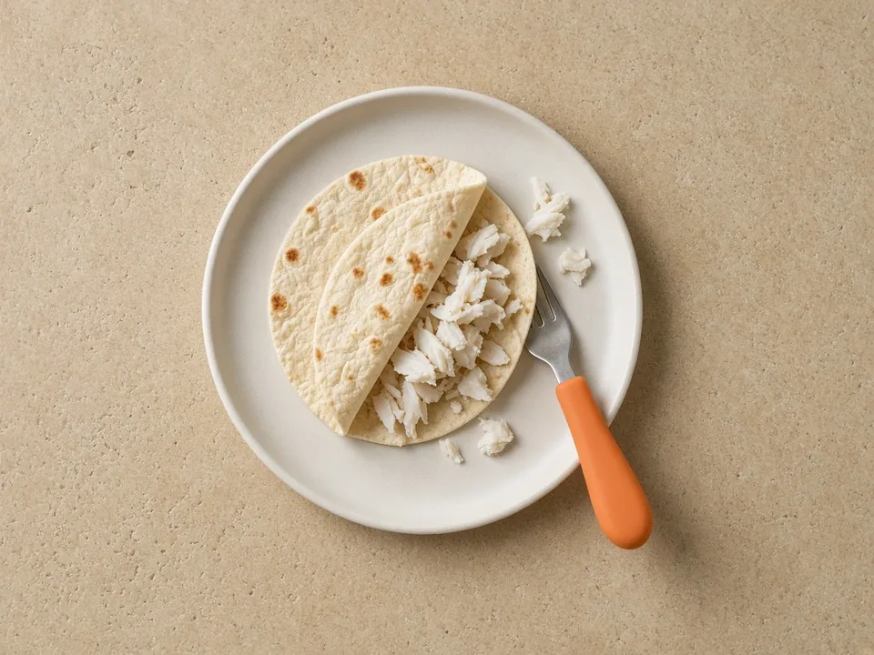 Grouper for 18 months+: flaked into family meals