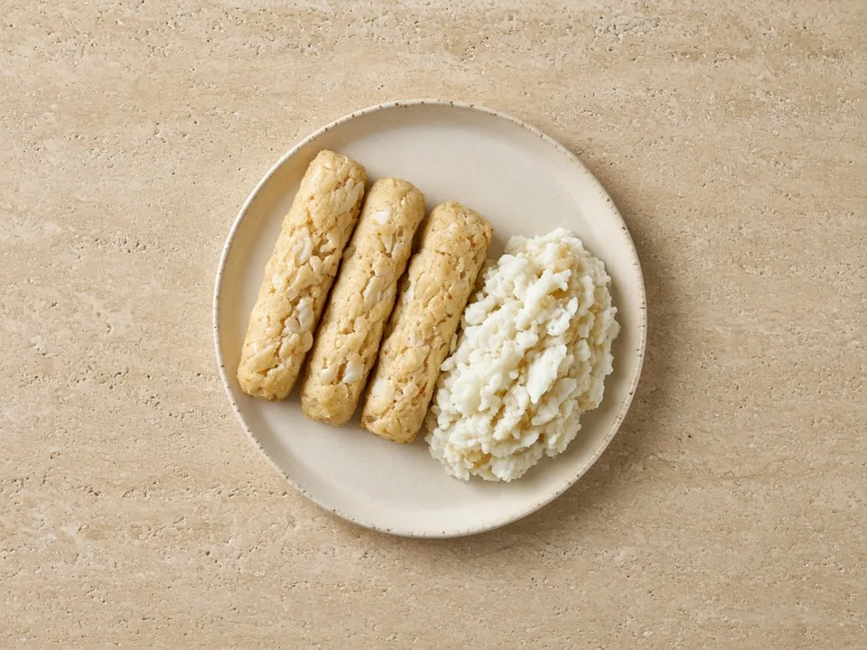 Grouper for 6 months+: soft flakes or fish cakes