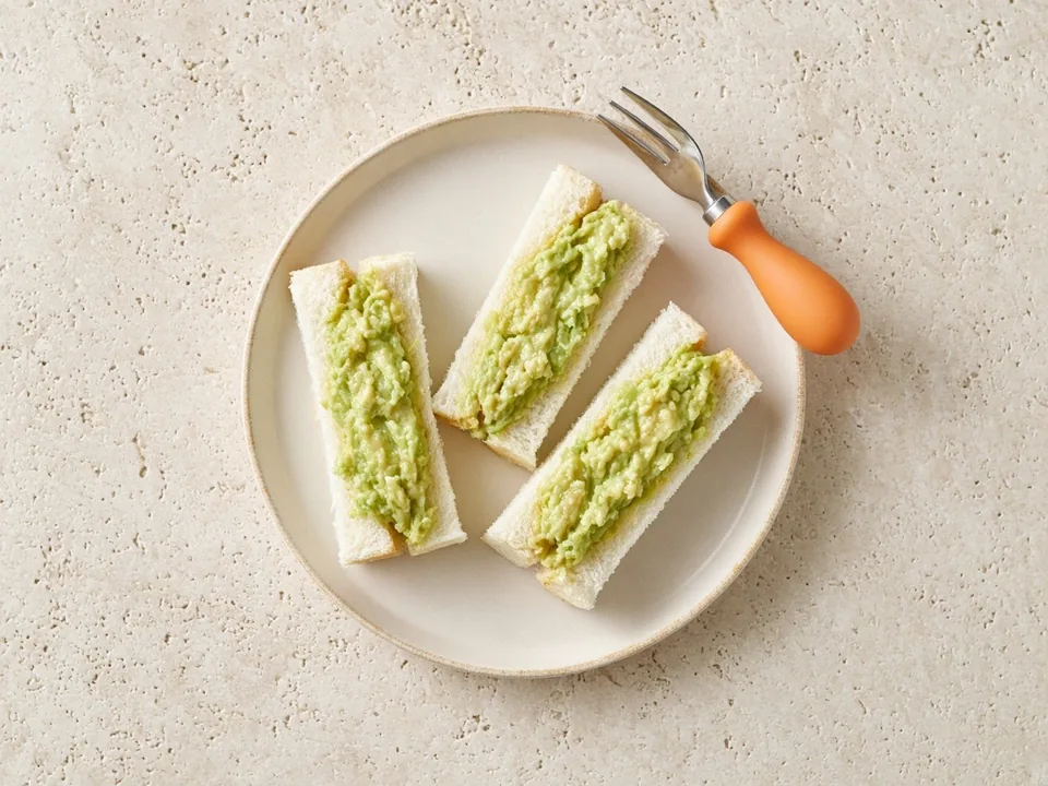 Guacamole for 18 months+: guacamole with family meals