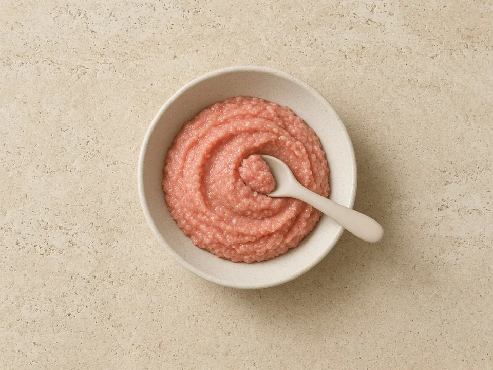 Guava for 6 months+: soft-cooked strips, seeds removed, or mashed