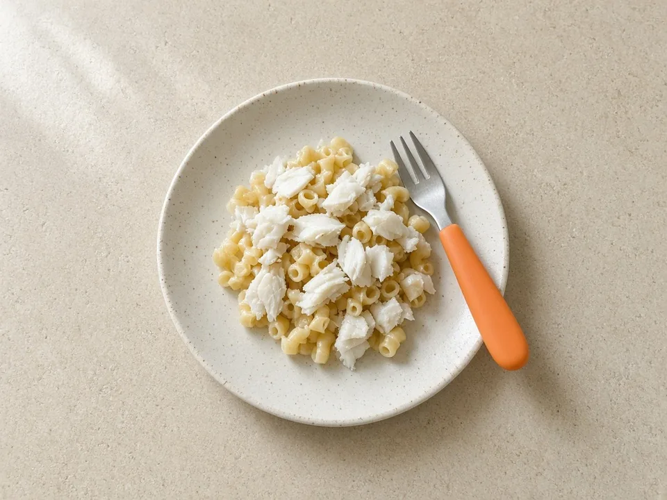 Haddock for 18 months+: flaked into family meals