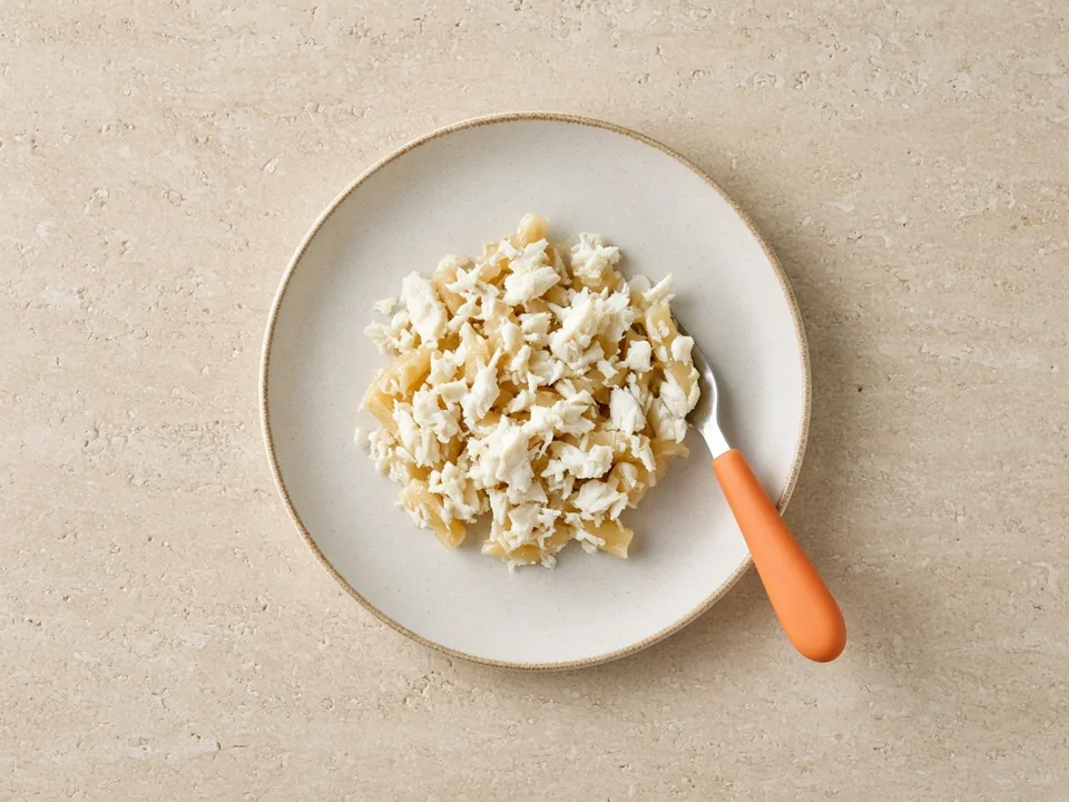 Halibut for 18 months+: flaked into family meals