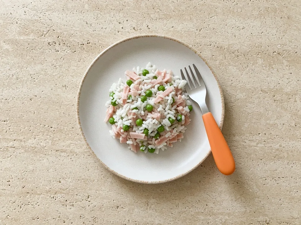 Ham for 3 years+: small pieces, still occasional