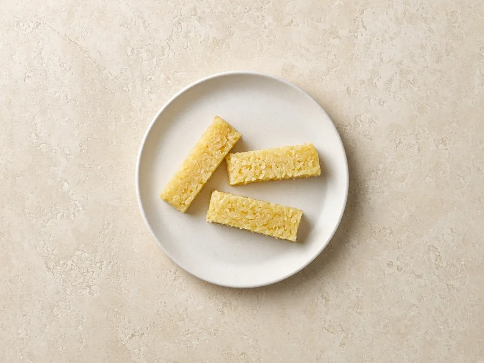 Hash browns for 6 months+: soft baked patty strips