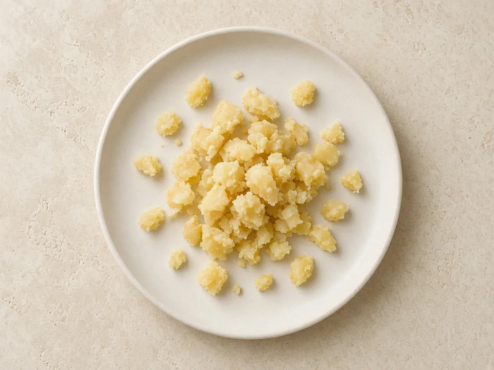 Hash browns for 9 months+: small soft pieces