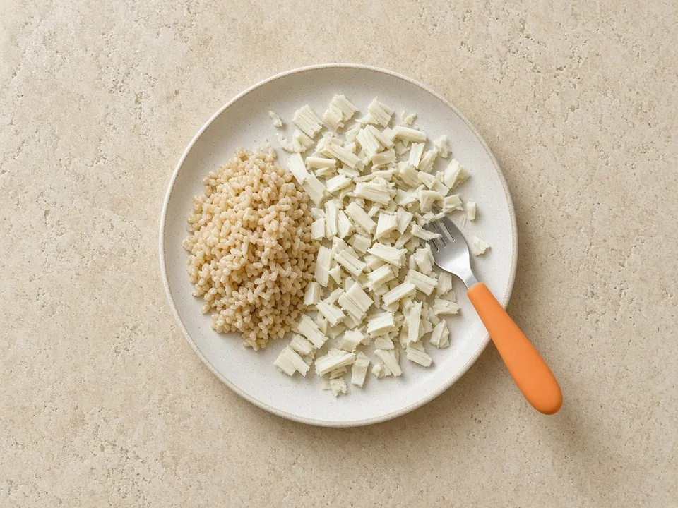 Hearts of palm for 18 months+: bite-sized pieces or in family meals