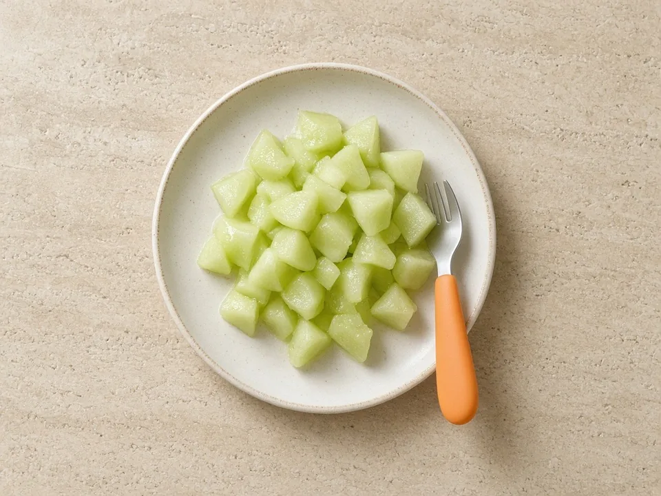 Honeydew for 12 months+: bite-sized pieces