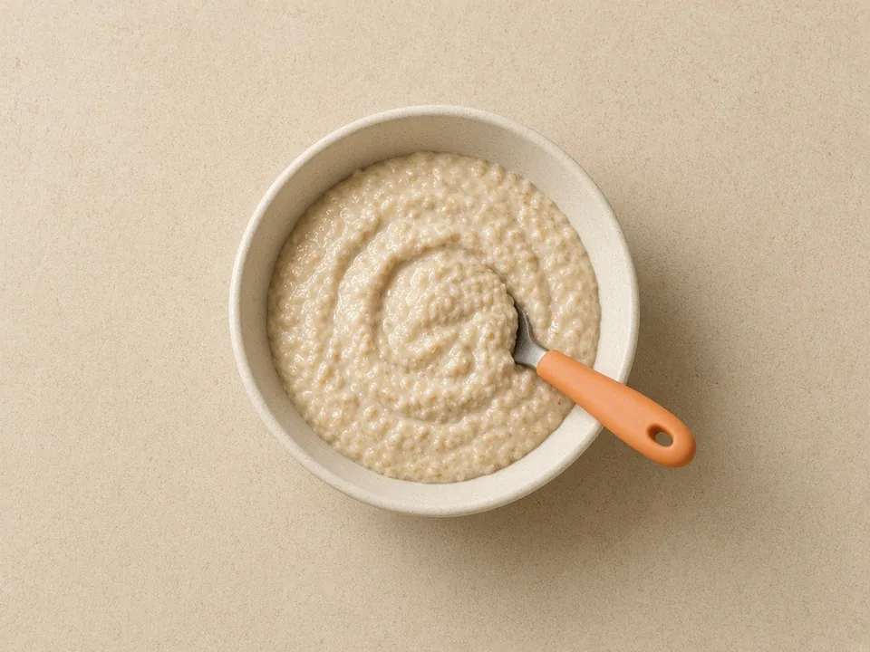 Infant cereal for 18 months+: part of a varied breakfast