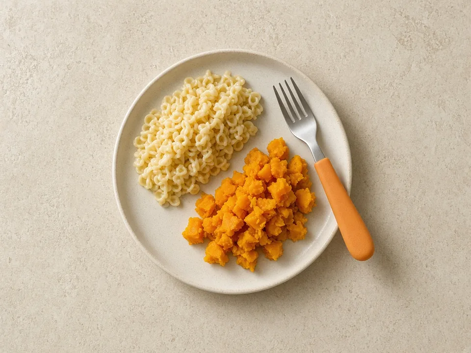 Kabocha squash for 18 months+: roasted pieces or in family meals