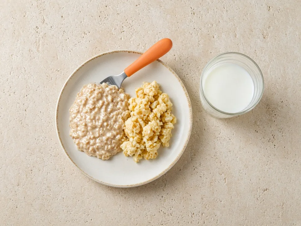Kefir for 12 months+: small cup with a meal, or in food