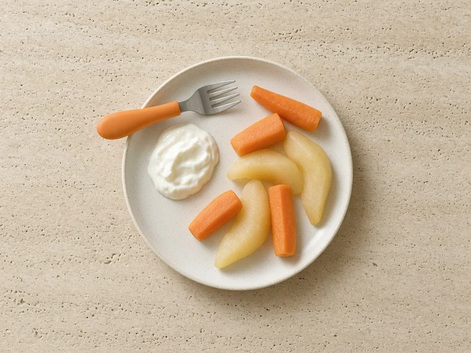 Kefir for 18 months+: in a cup, in oatmeal or as a dip