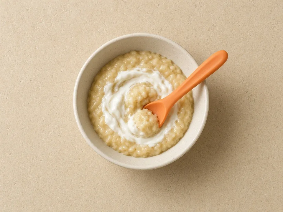 Kefir for 6 months+: stirred into soft food