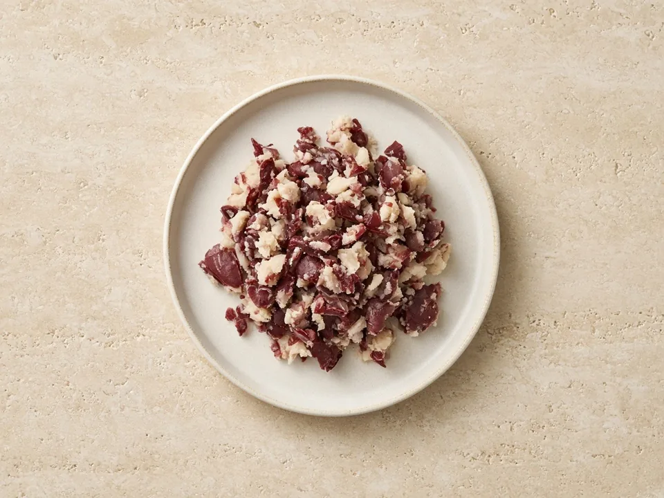 Kidney beans for 9 months+: each bean squashed flat