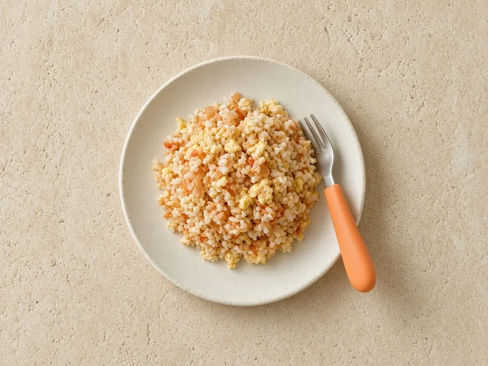 Kimchi for 18 months+: a spoonful chopped into family dishes