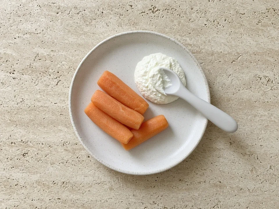Labneh for 6 months+: pre-loaded spoon, a dip, or thinly spread