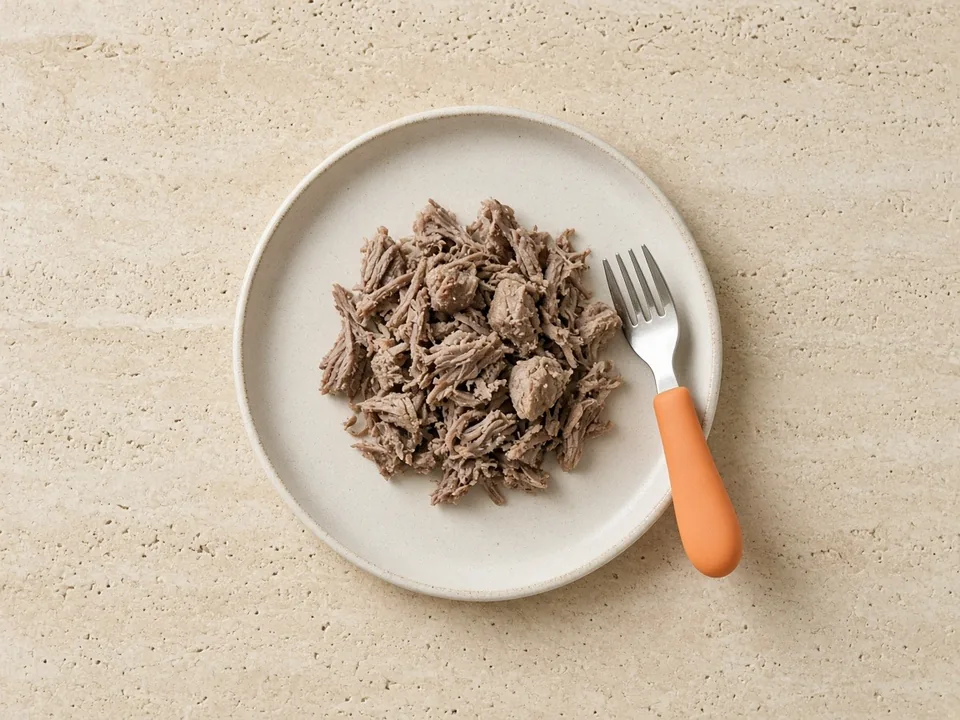 Lamb for 12 months+: shredded or in family meals
