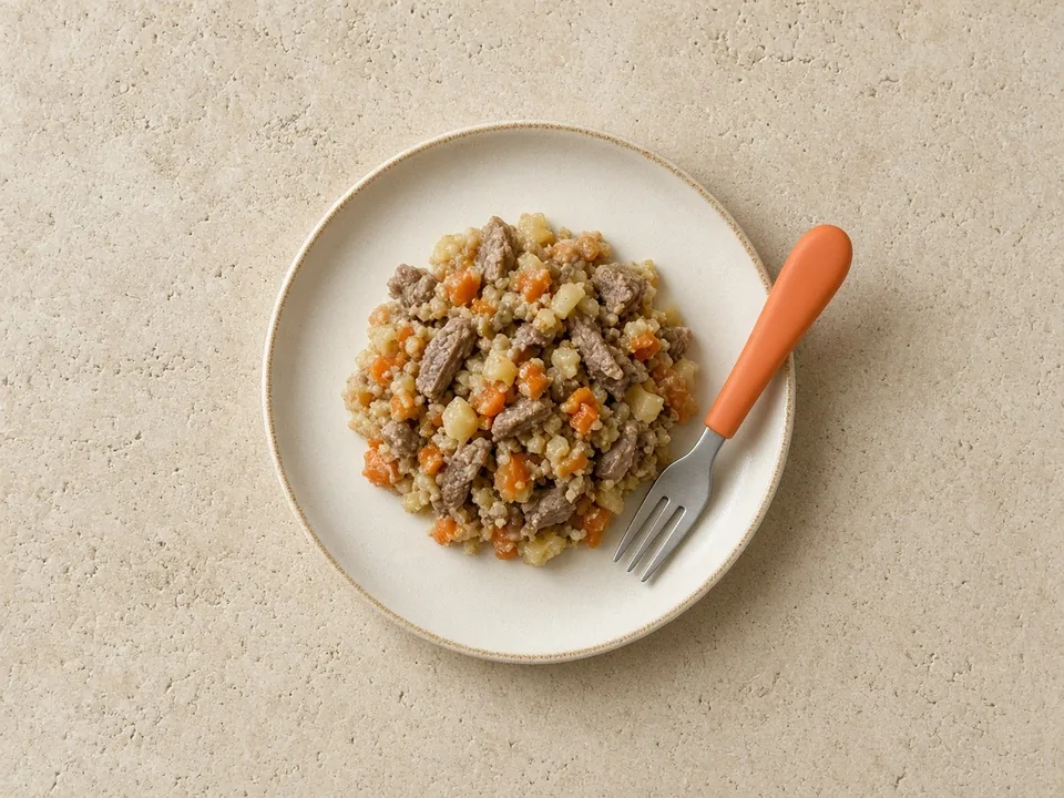 Lamb for 18 months+: pieces or mixed into dishes