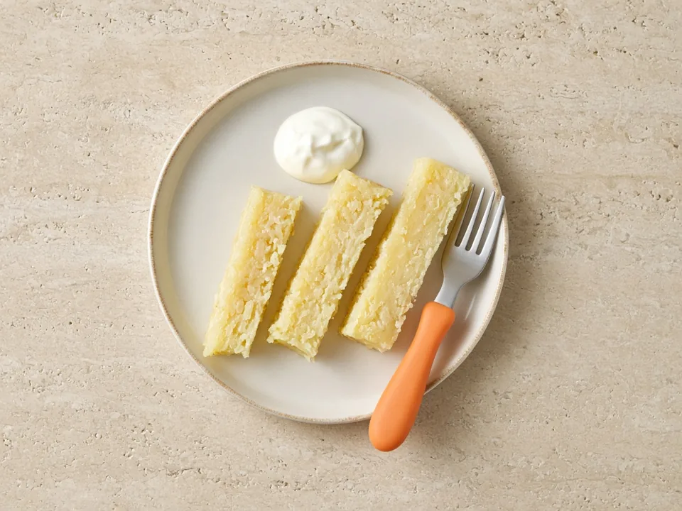 Latkes for 18 months+: family latkes, cut up