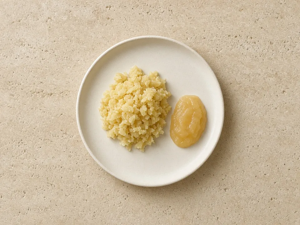 Latkes for 9 months+: small soft pieces