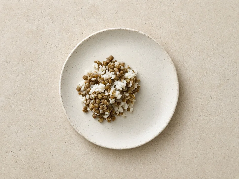 Lentils for 9 months+: soft whole lentils or clumps