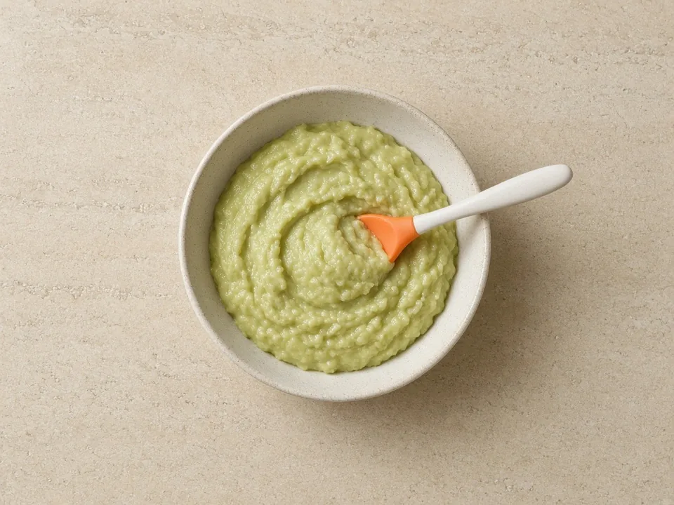 Lima beans for 6 months+: smooth mash or bean fingers