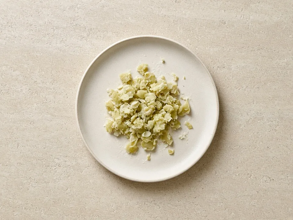 Lima beans for 9 months+: each bean squashed flat