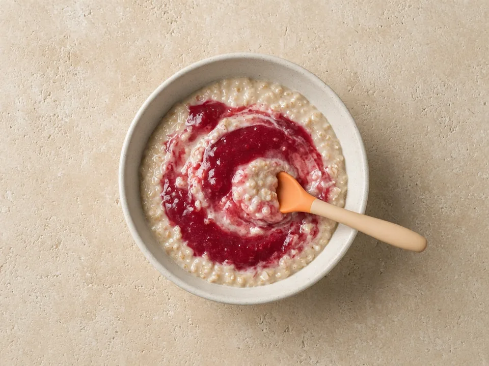 Lingonberries for 6 months+: cooked and mashed or blended