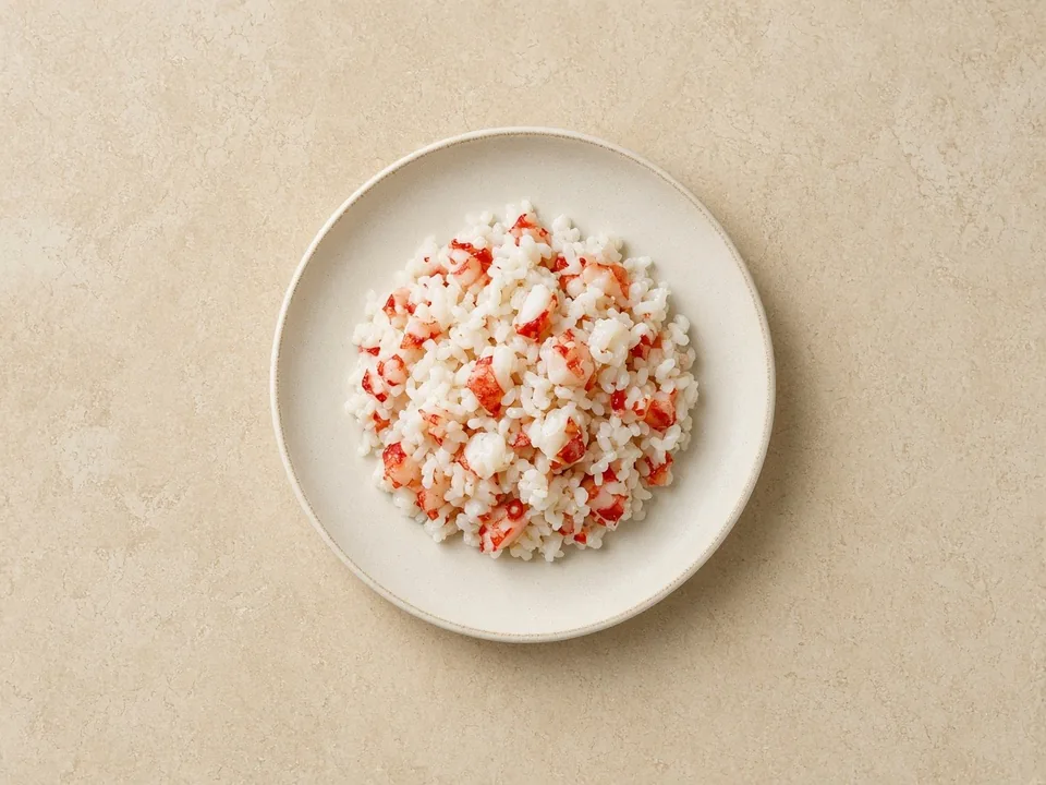 Lobster for 9 months+: finely chopped pieces