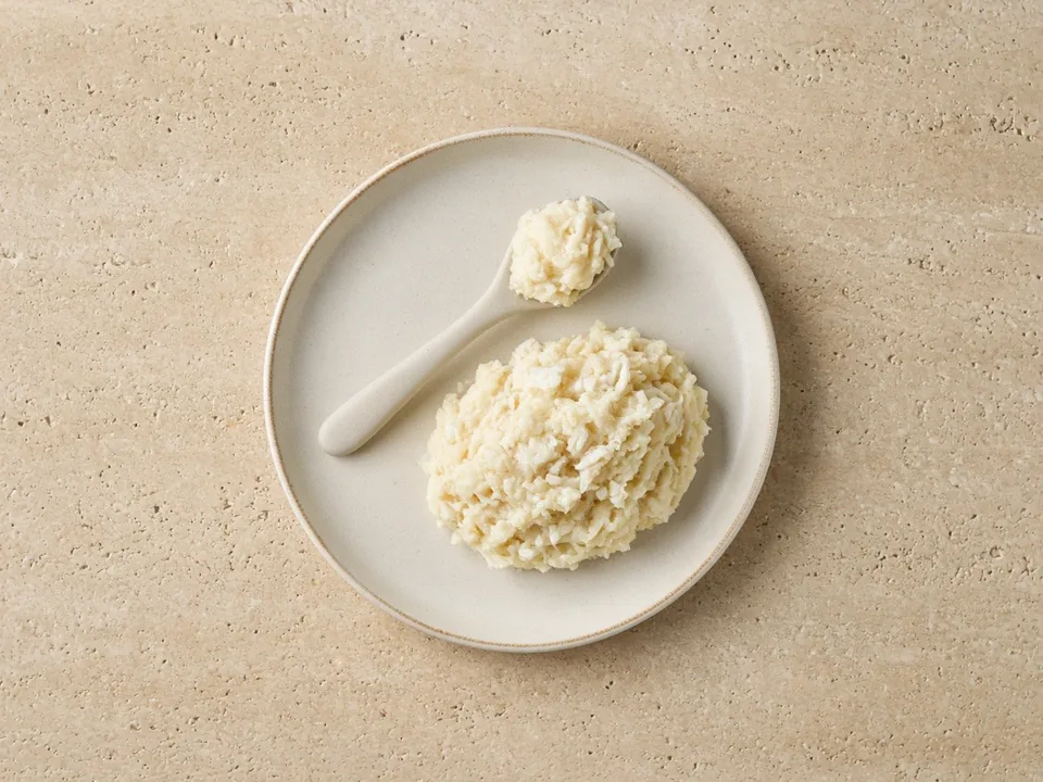 Mayonnaise for 6 months+: a little mixed into mashed food