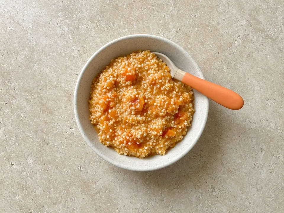 Millet for 12 months+: porridge, patties or in soft dishes
