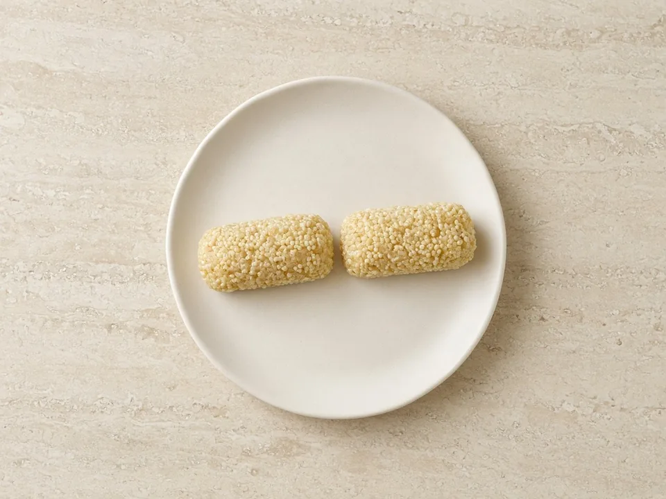 Millet for 6 months+: smooth porridge or soft patties