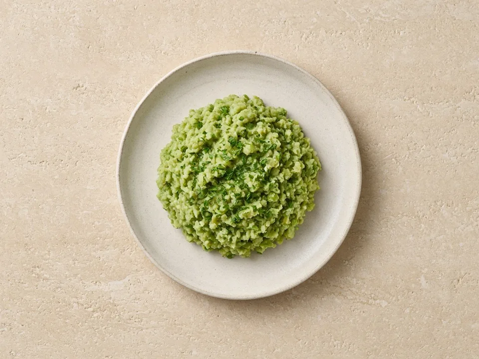 Mint for 9 months+: finely chopped, cooked or blended into dishes