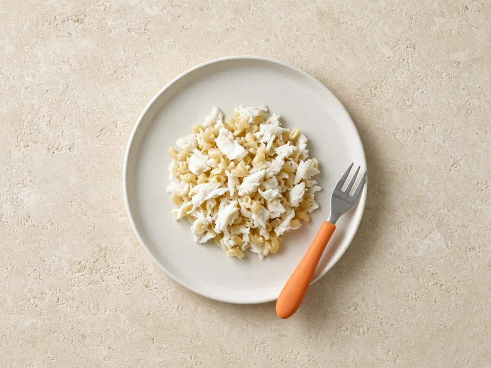 Monkfish for 18 months+: pieces in family meals
