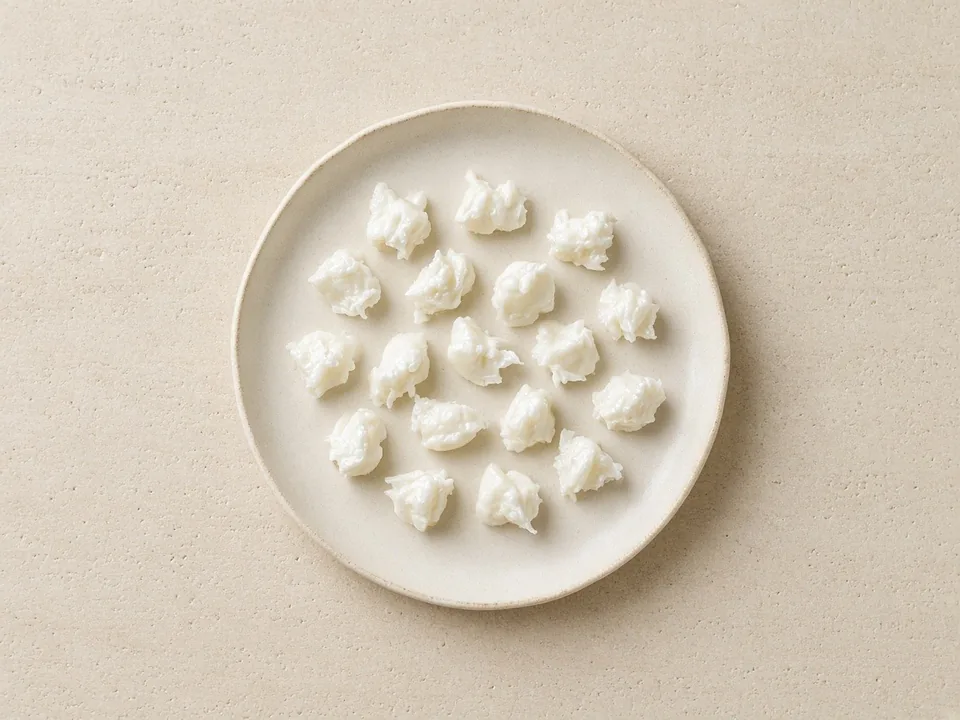 Mozzarella for 9 months+: shredded or small torn pieces