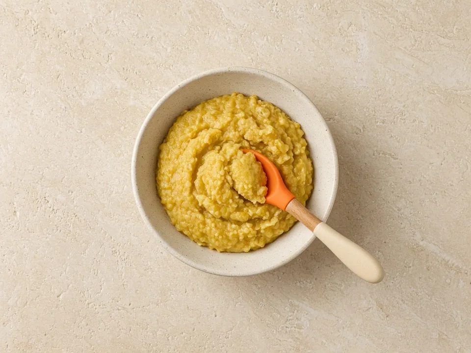 Mung beans for 6 months+: thick mash or soft dal