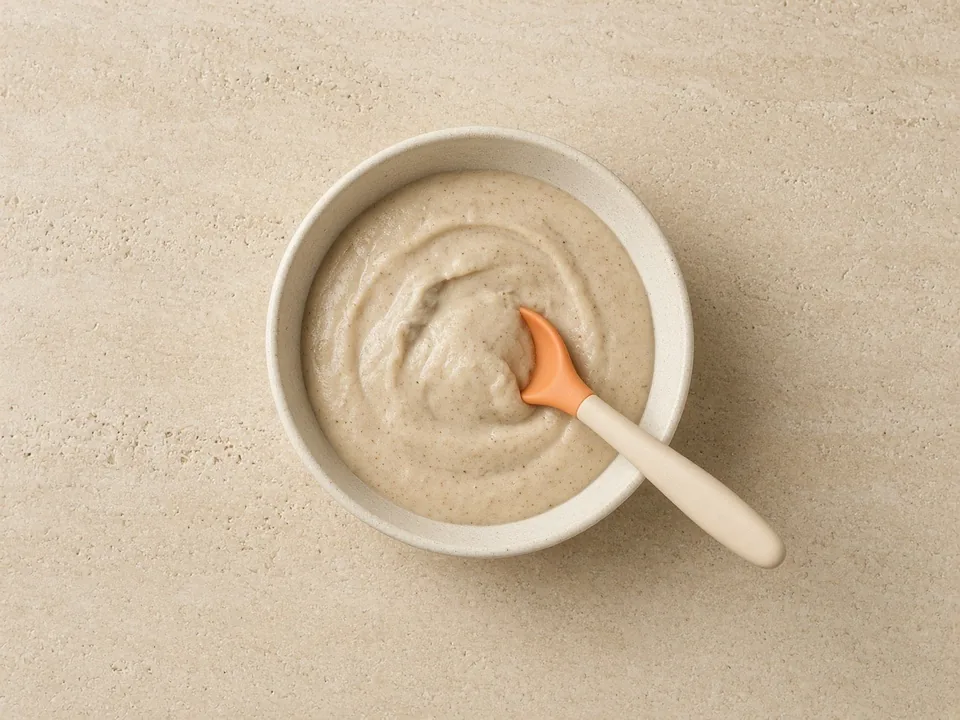 Mushroom for 6 months+: finely chopped and mixed into soft foods