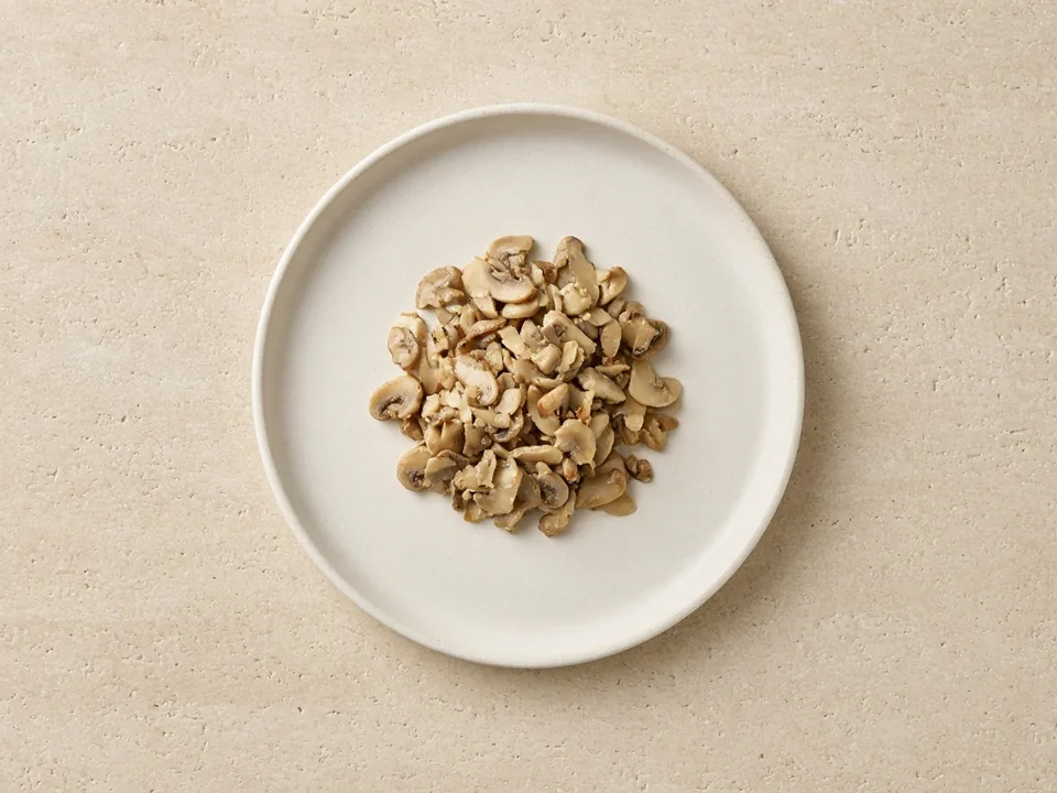 Mushroom for 9 months+: small soft pieces