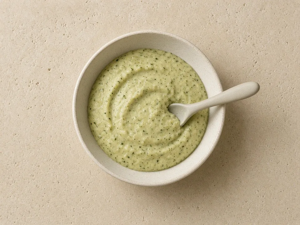 Mustard greens for 6 months+: cooked and blended into soft foods
