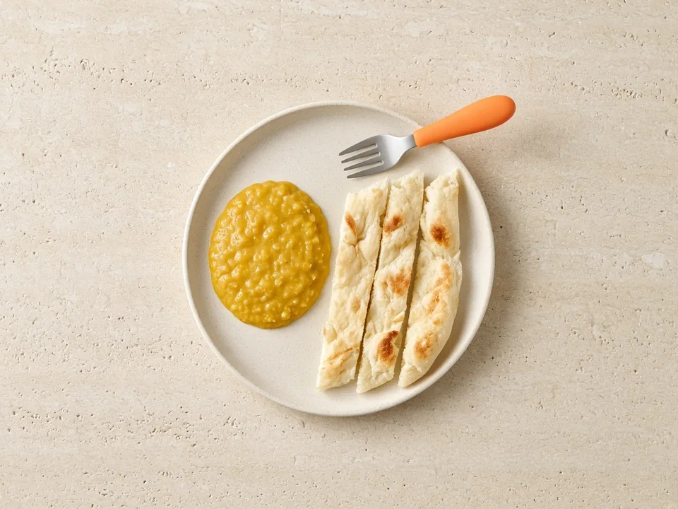 Naan for 18 months+: family naan in strips