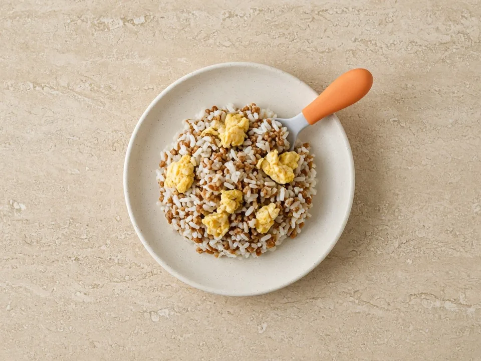 Natto for 18 months+: natto with family meals