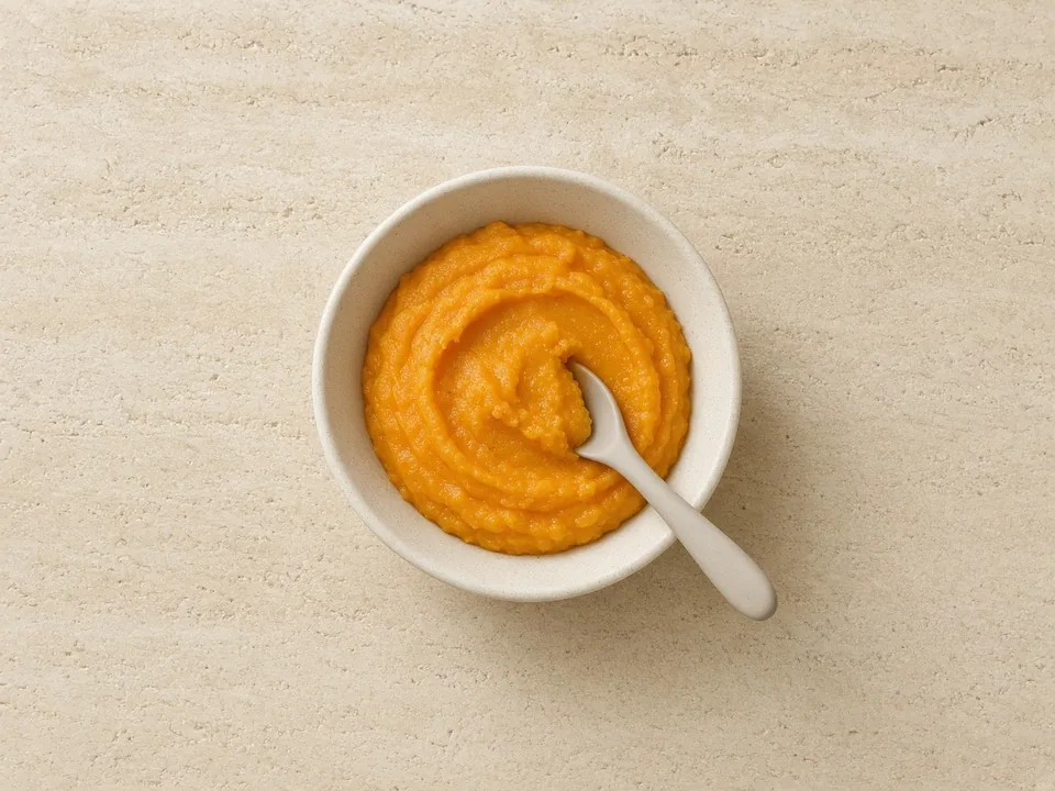 Nutmeg for 6 months+: a small pinch stirred into soft food