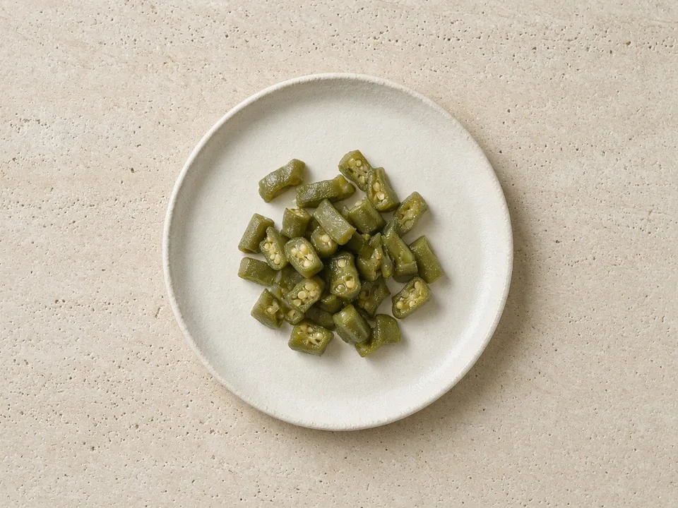 Okra for 9 months+: small soft pieces